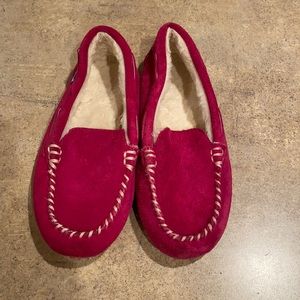 Girls Moc Papa moccasin slipper size 4